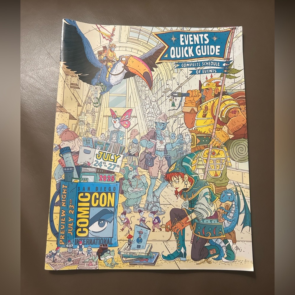 *Exclusive SD Comic-Con 2025*  Events Quick Guide Comic